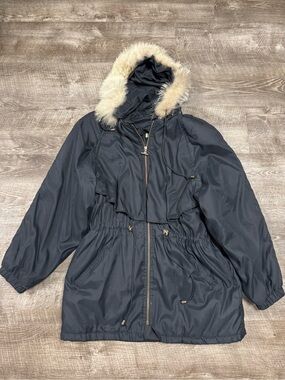 Damselle Vintage Black Coat Size Medium
